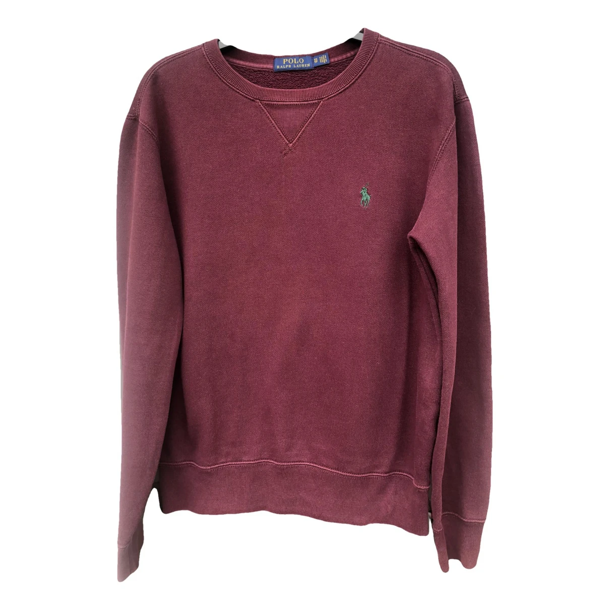 Pre-owned Polo Ralph Lauren Sweatshirt In Burgundy