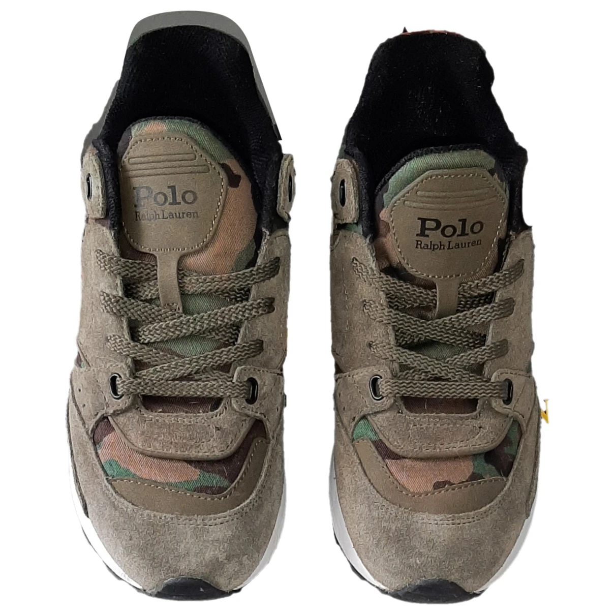 Pre-owned Polo Ralph Lauren Trainers In Green