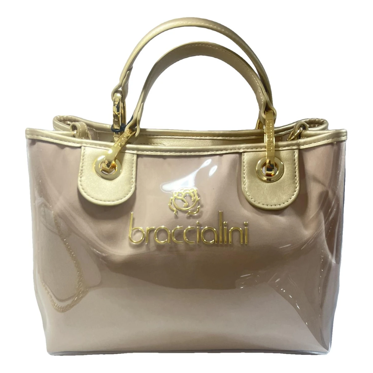 Pre-owned Braccialini Handbag In Gold