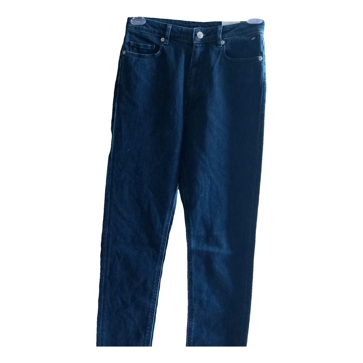 Pre-owned Lacoste Straight Pants In Blue