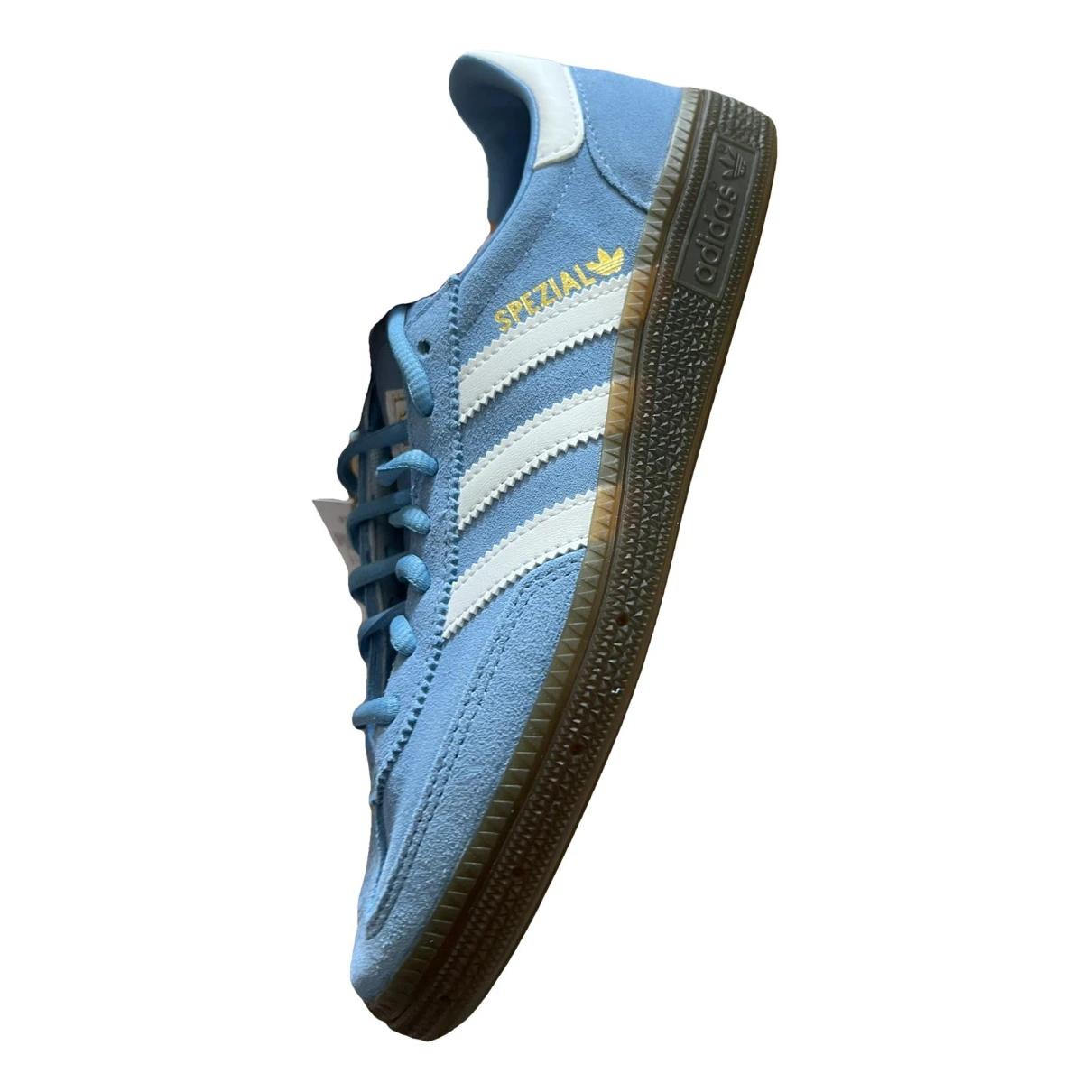 Pre-owned Adidas Originals Leather Trainers In Blue