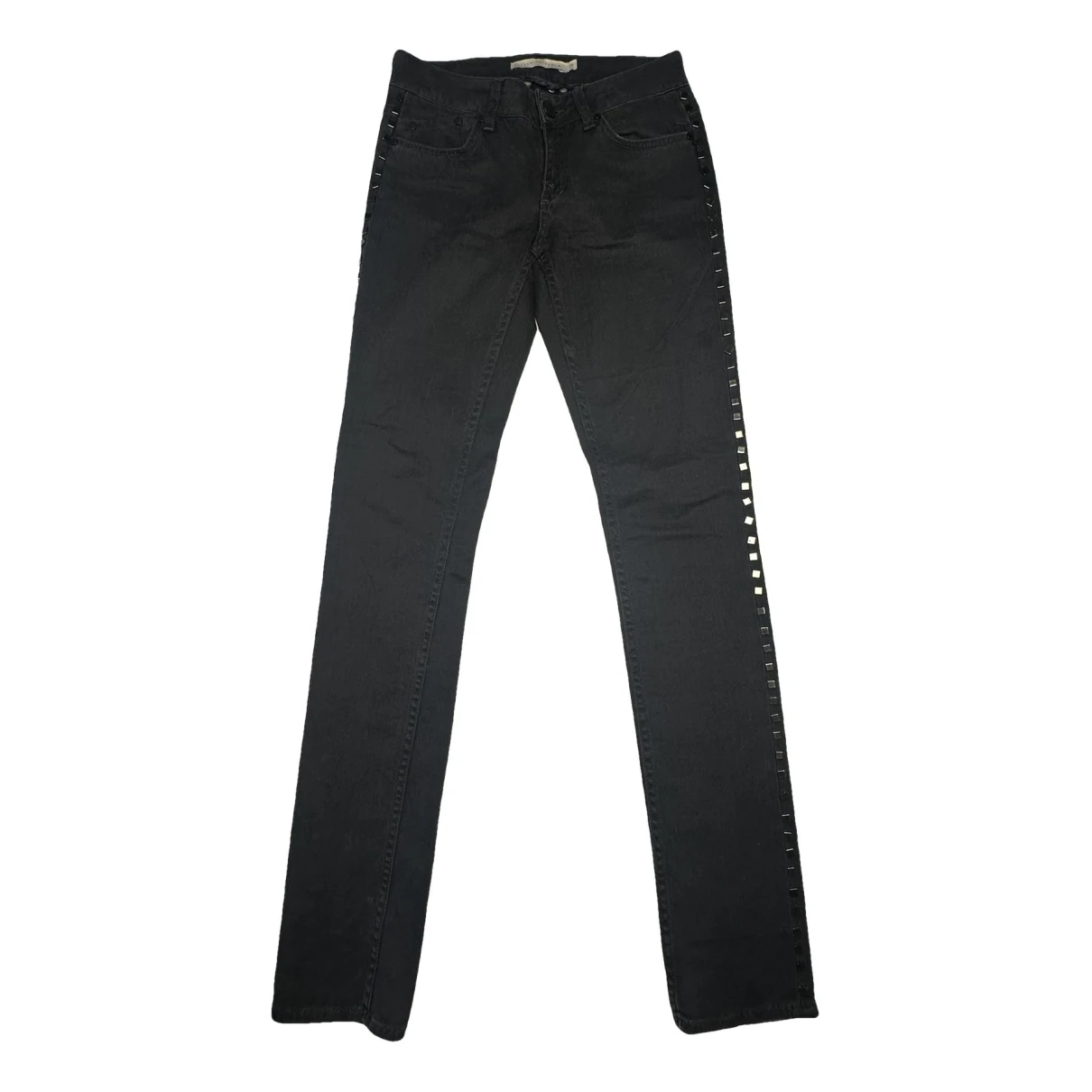 Pre-owned Victoria Beckham Slim Jeans In Grey