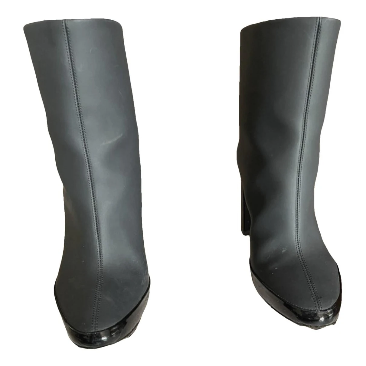 Pre-owned L'autre Chose Wellington Boots In Black