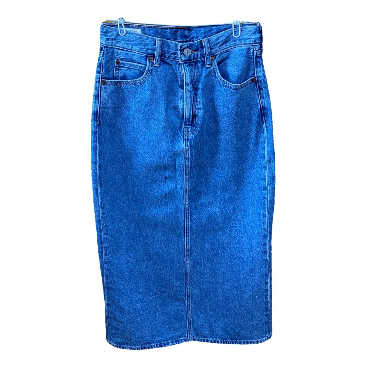 Pre-owned Levi's Maxi Skirt In Blue