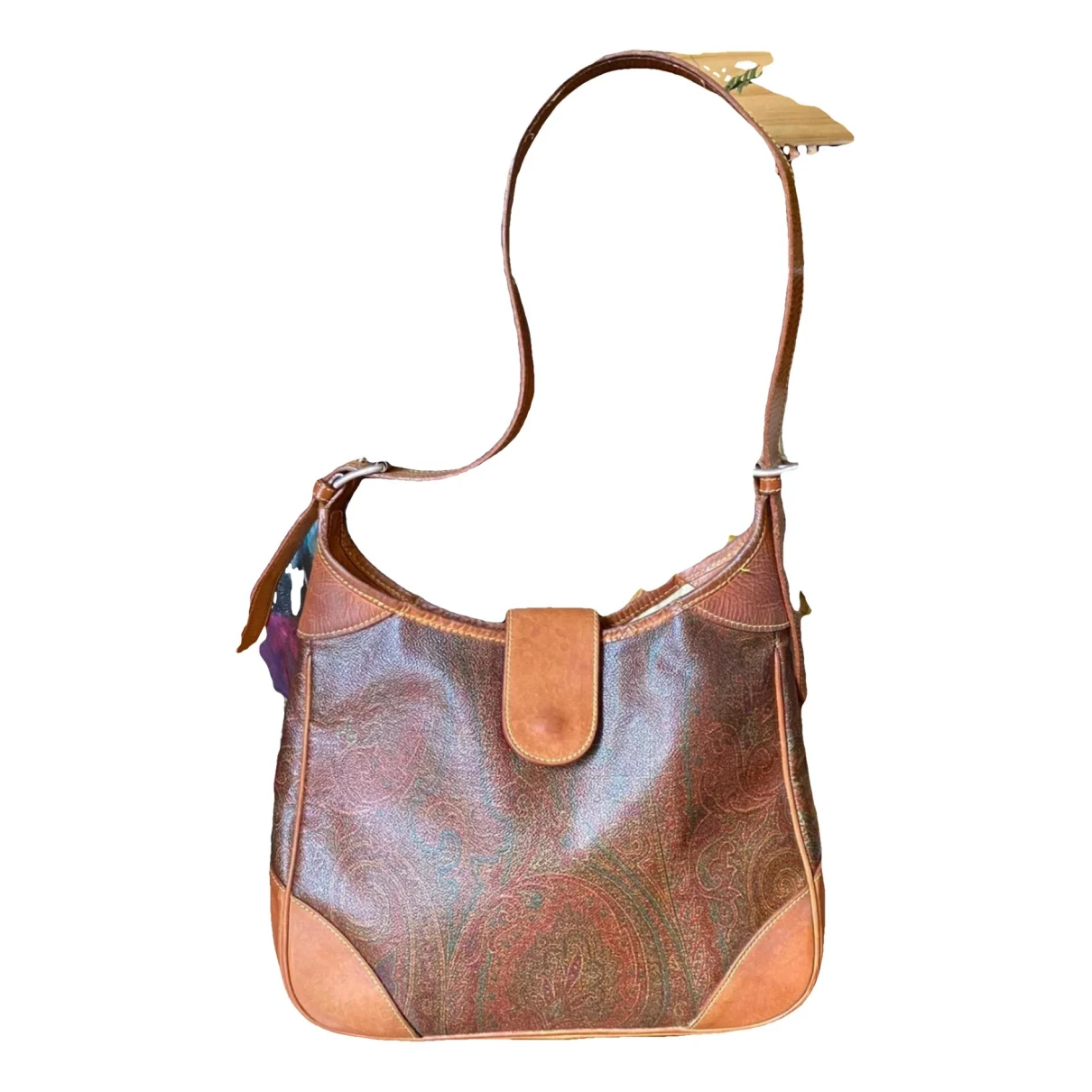 Pre-owned Etro Leather Handbag In Multicolour