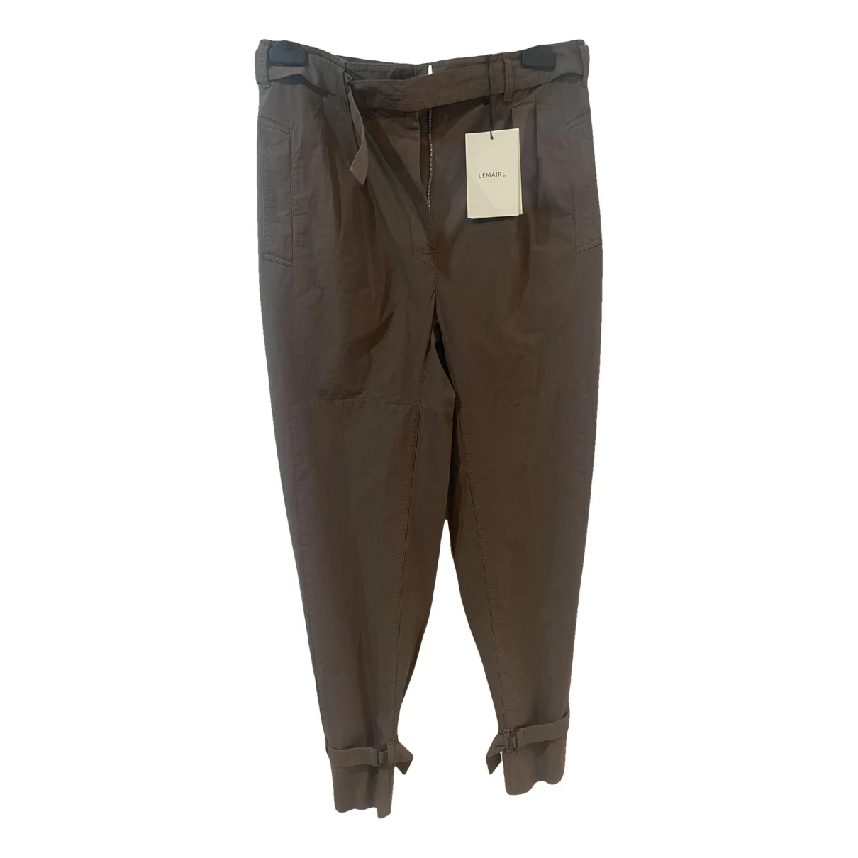 Pre-owned Lemaire Carot Pants In Brown