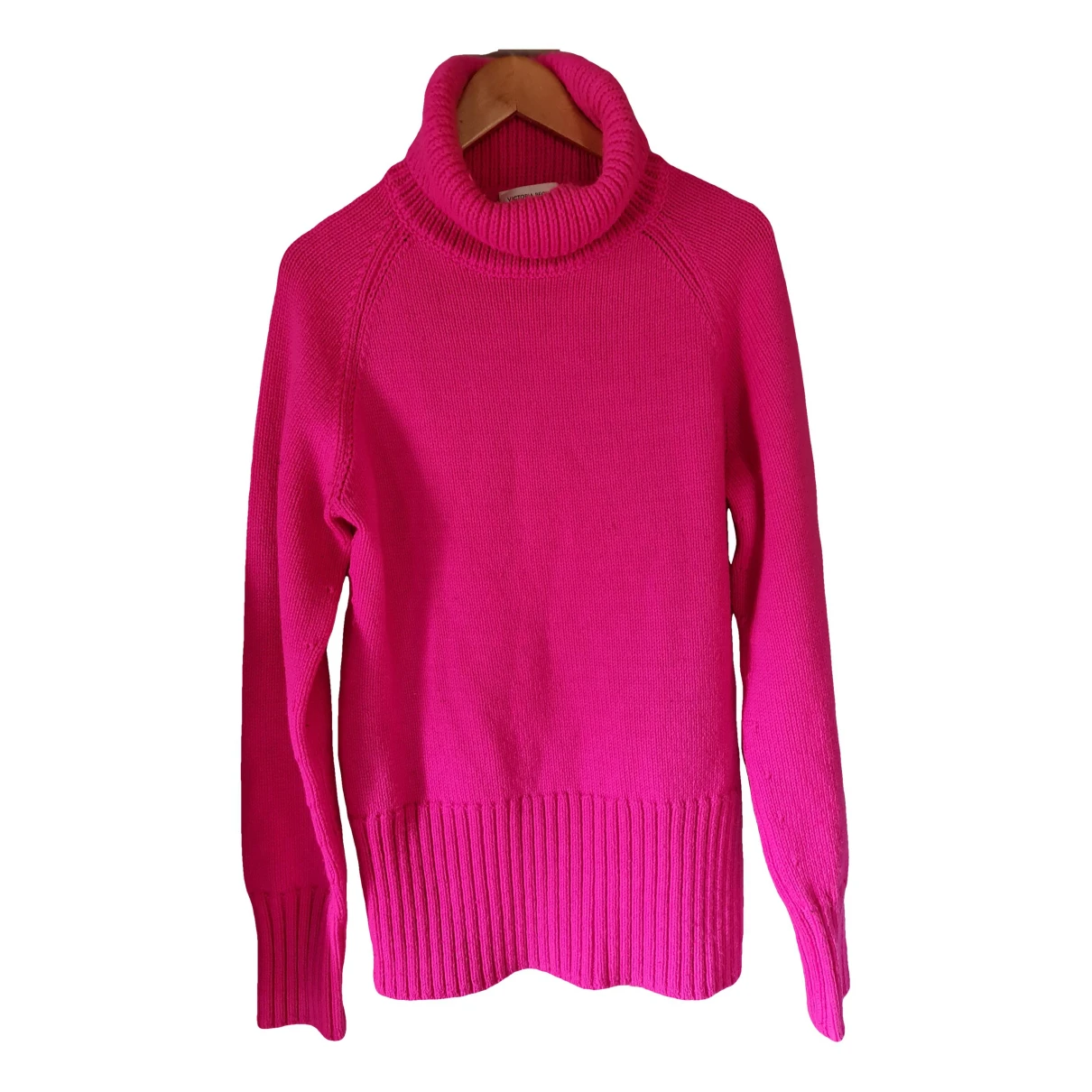 Pre-owned Victoria Beckham Wool Jumper In Pink