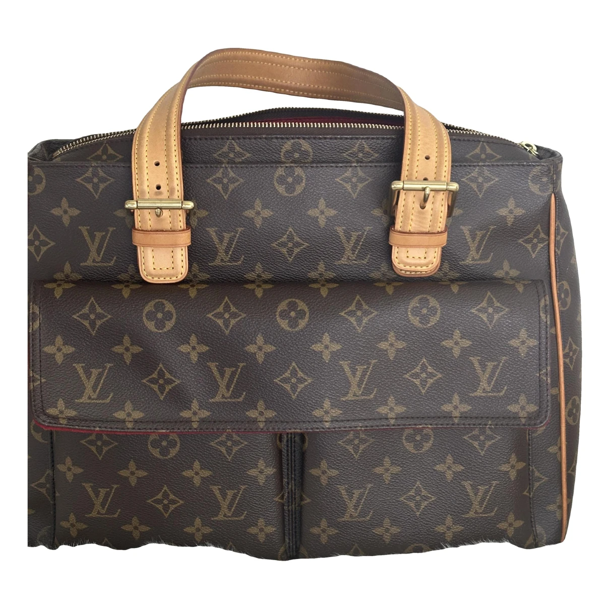 Pre-owned Louis Vuitton Multipli Cité Handbag In Brown