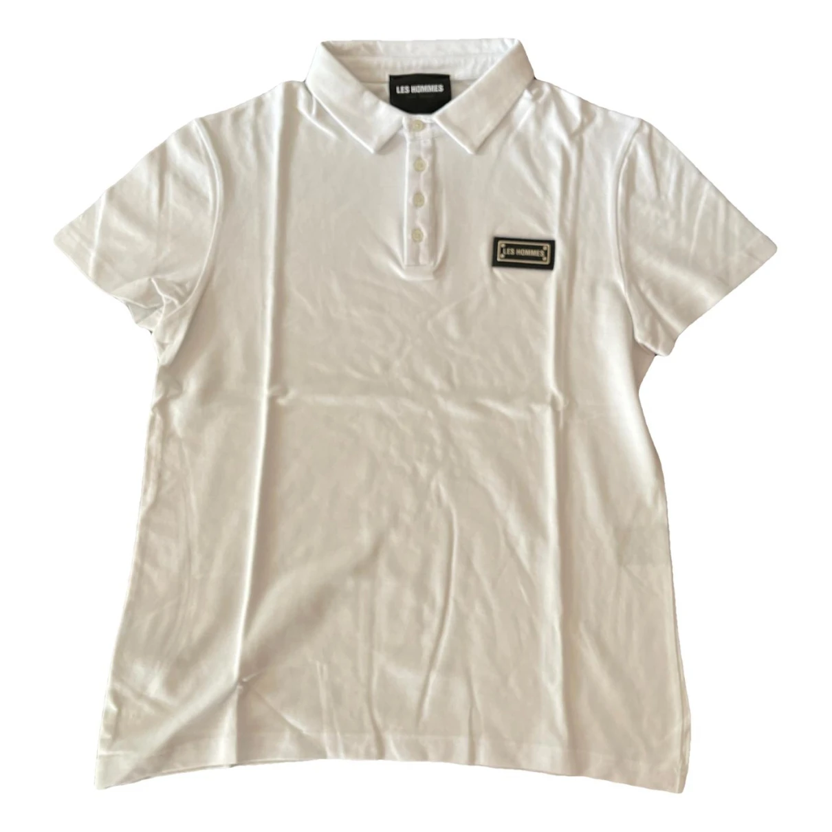 Pre-owned Les Hommes Polo Shirt In White