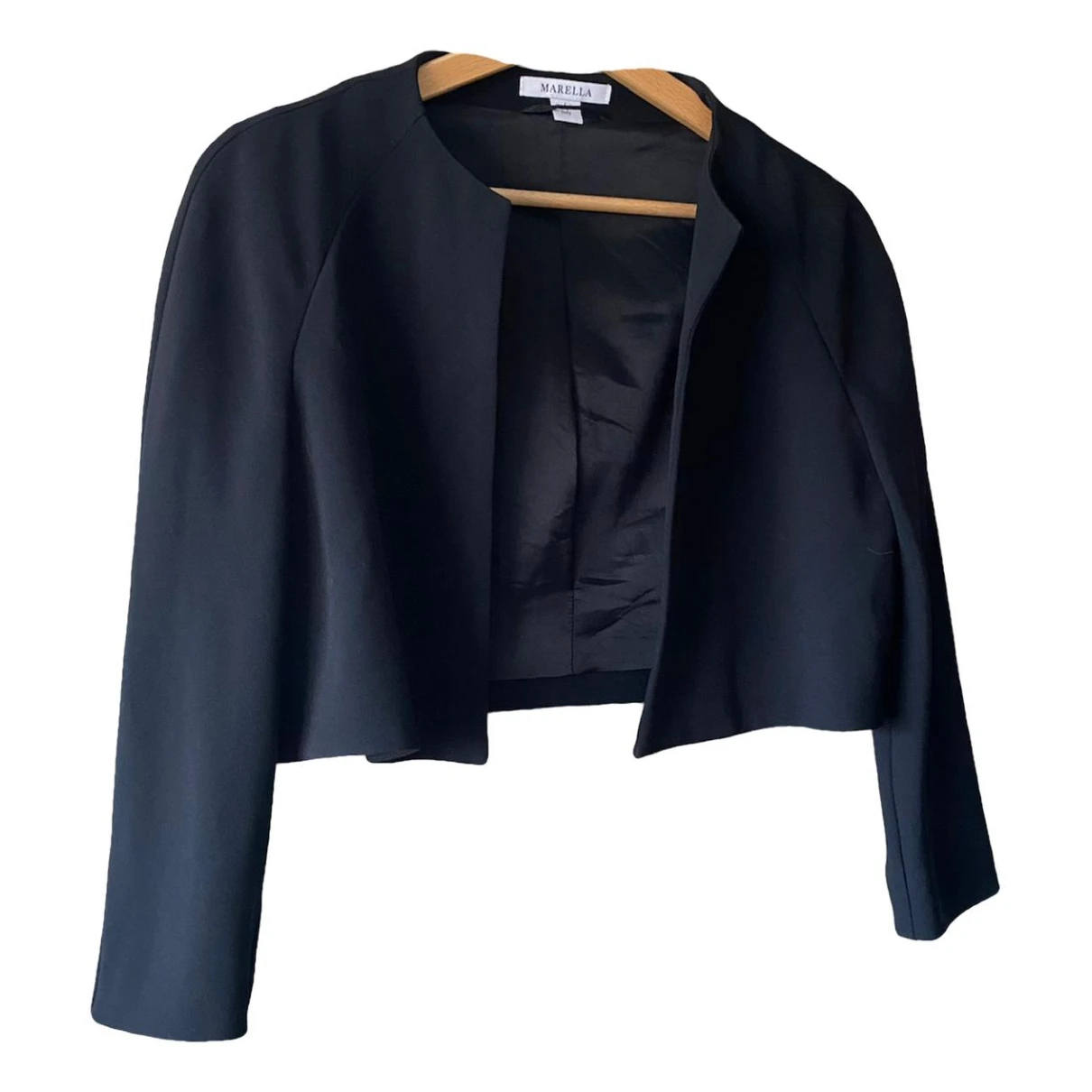 Pre-owned Marella Short Vest In Black