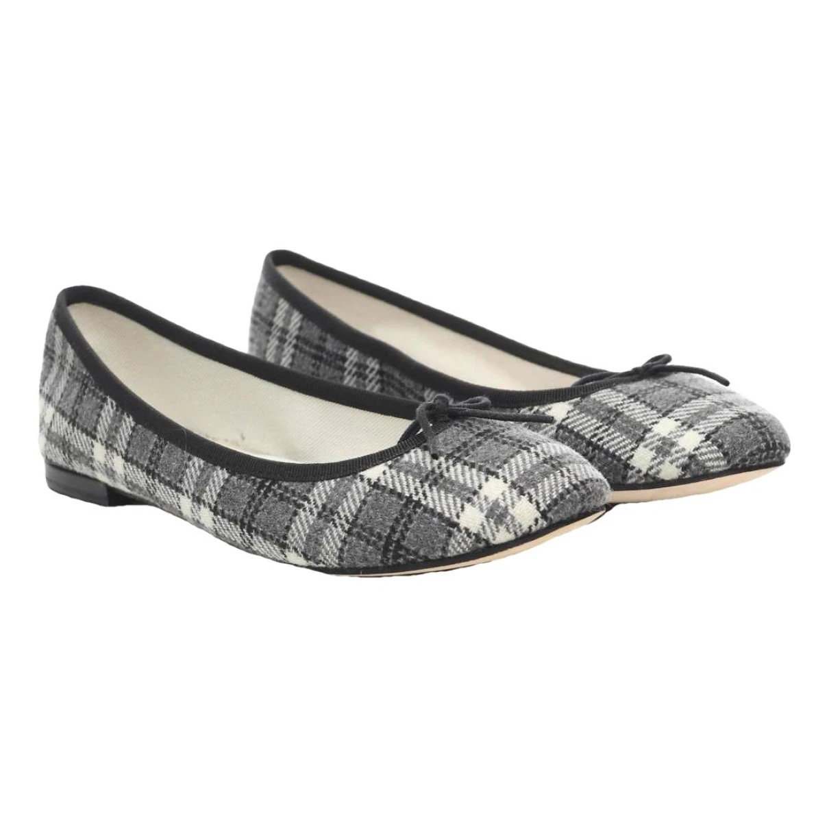 Pre-owned Repetto Cloth Flats In Grey