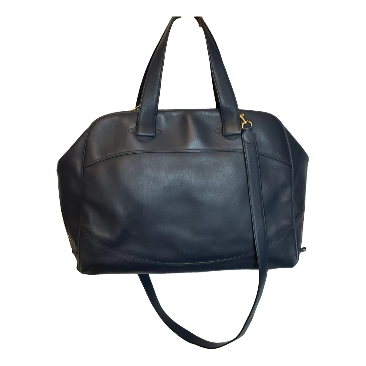 Pre-owned Victoria Beckham Leather Handbag In Blue