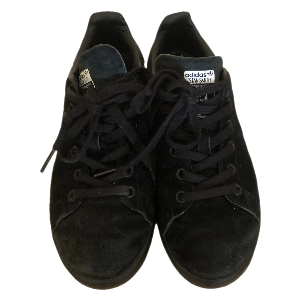 Pre-owned Adidas Originals Stan Smith Trainers In Black