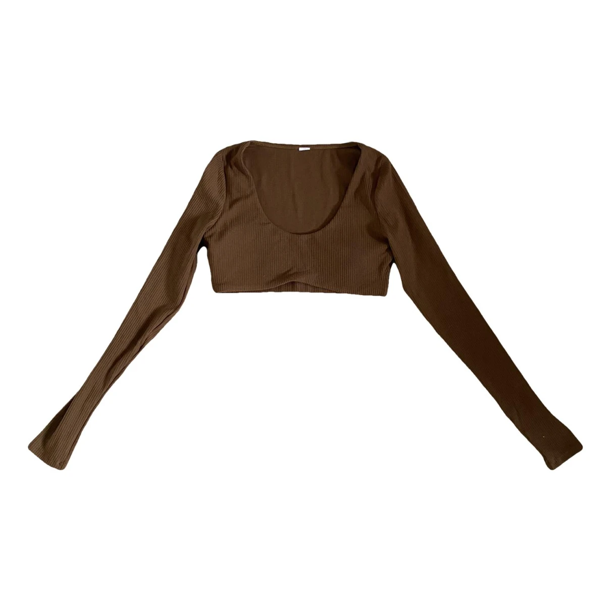 Pre-owned Alo Yoga T-shirt In Brown