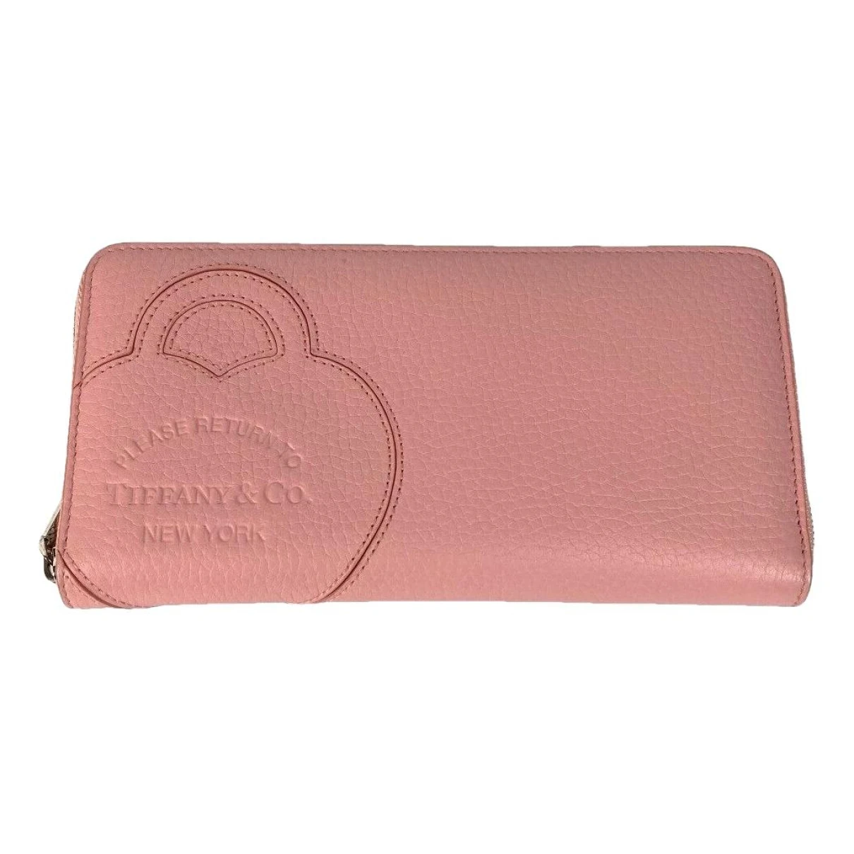 Pre-owned Tiffany & Co Leather Wallet In Pink