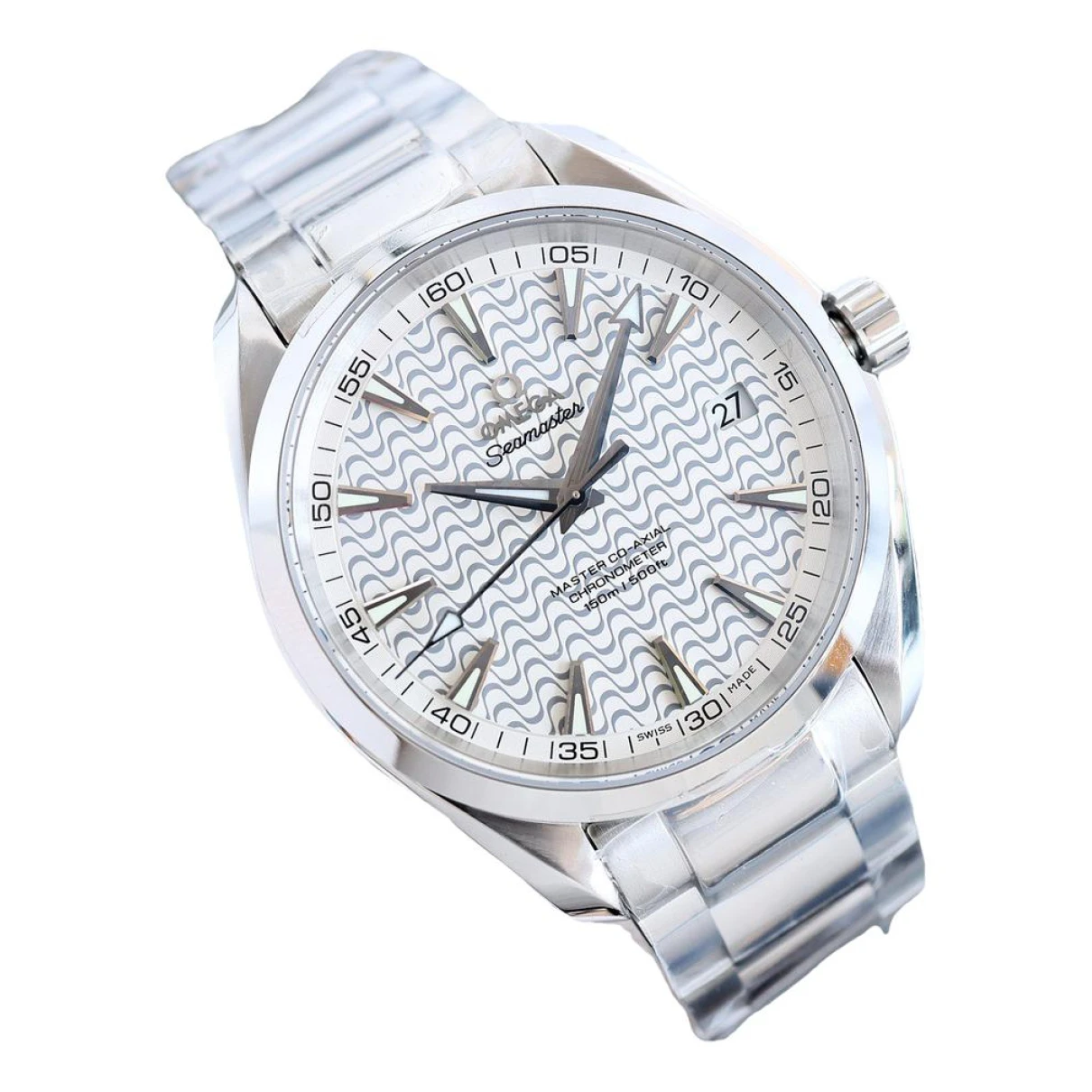 Pre-owned Omega Seamaster 300 Watch In White