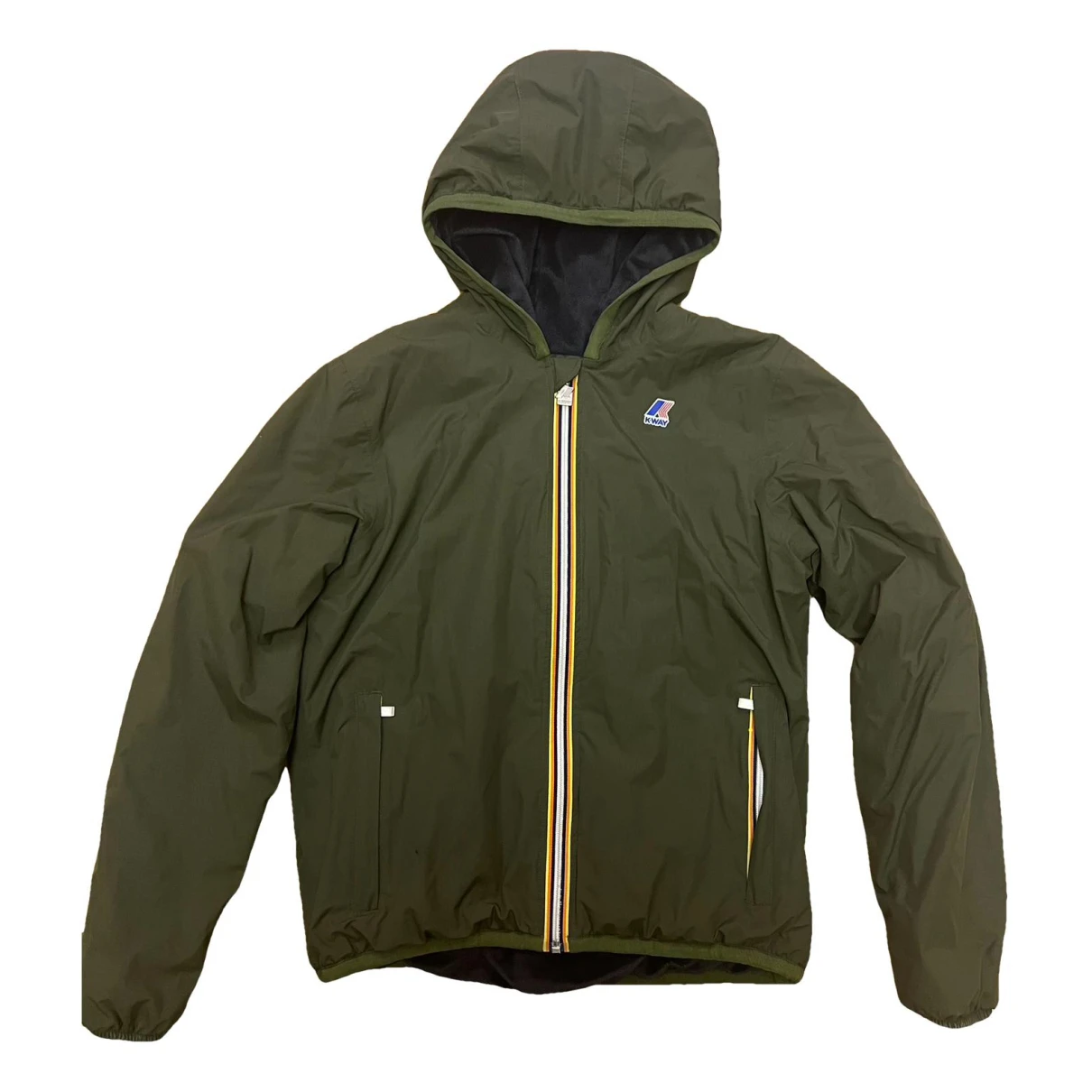 Pre-owned K-way Jacket In Green