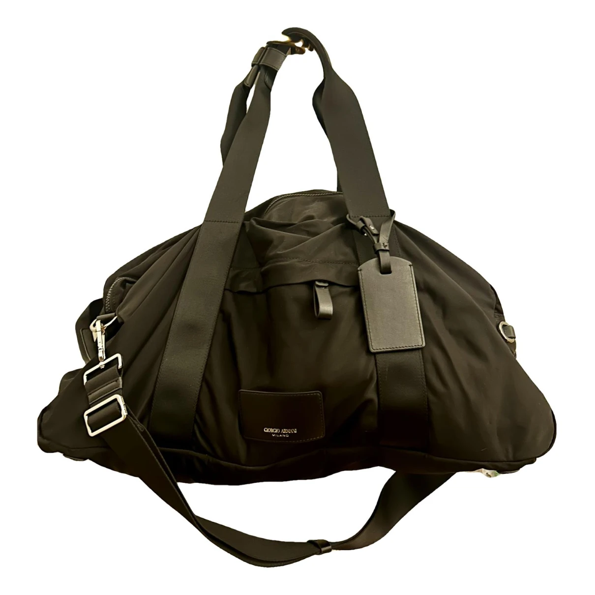 Pre-owned Giorgio Armani Weekend Bag In Black