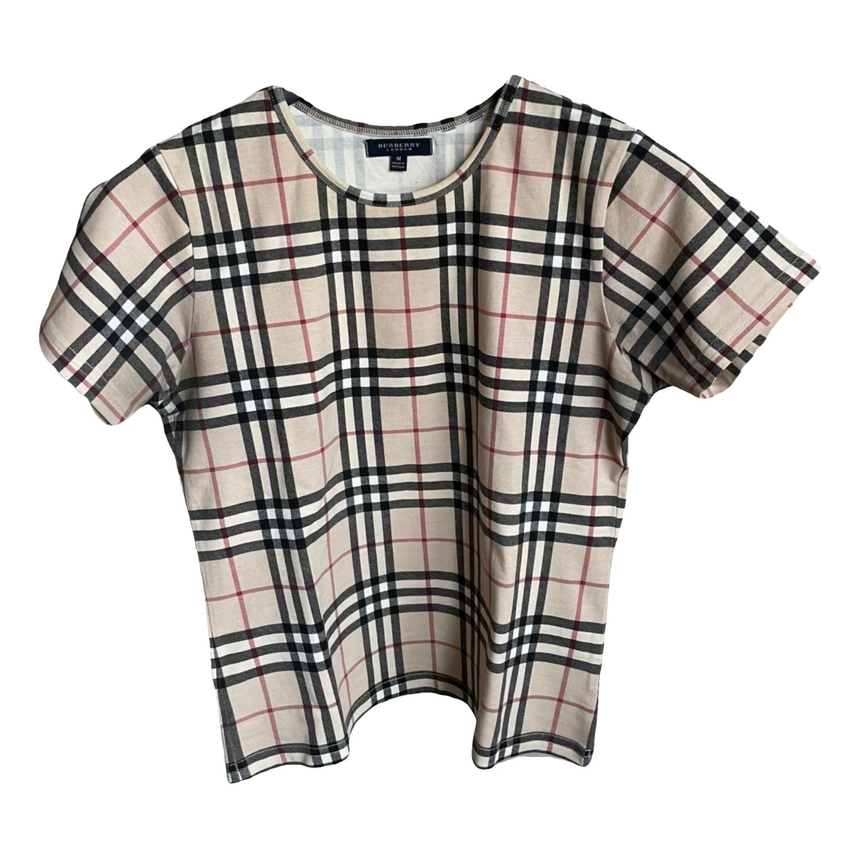 Pre-owned Burberry T-shirt In Beige