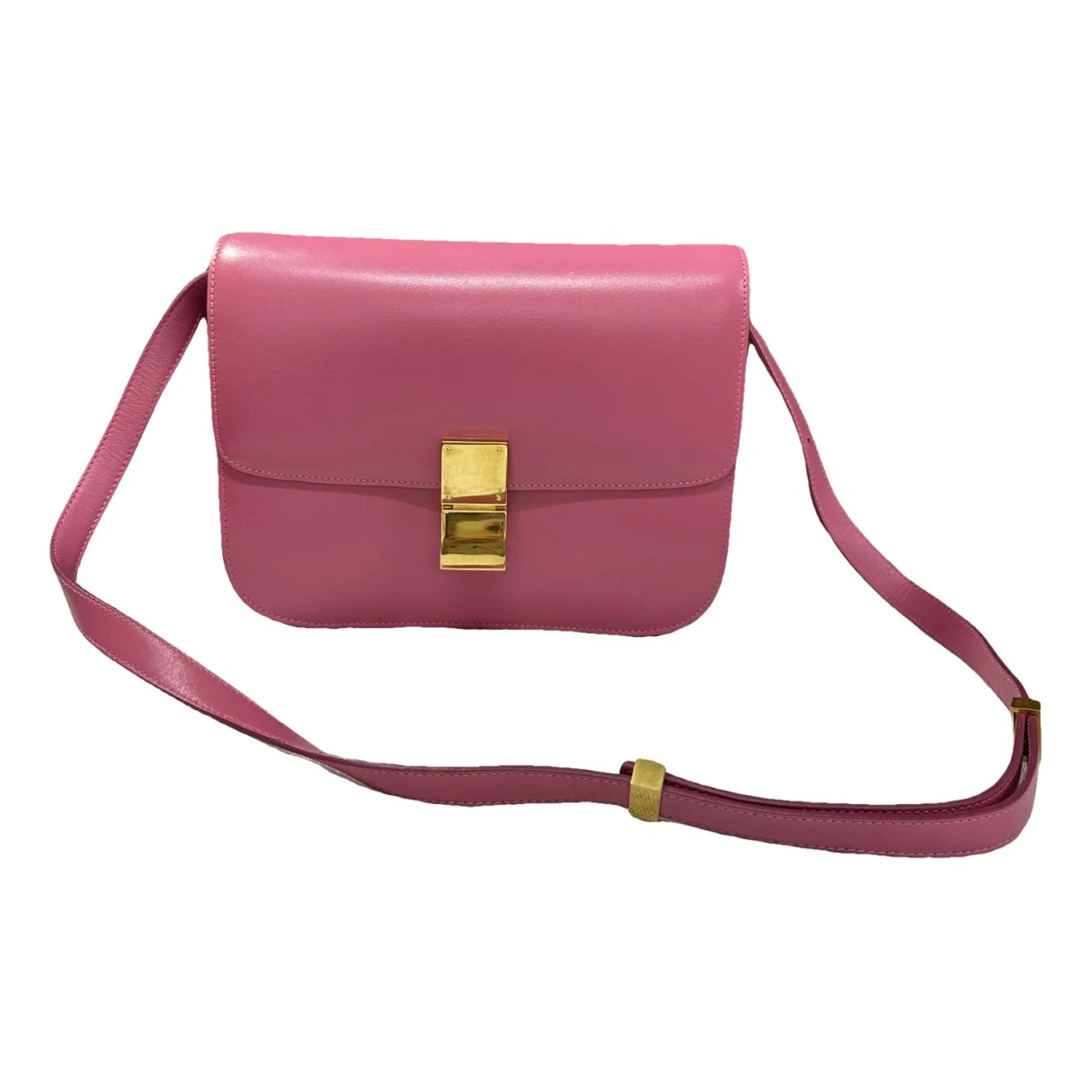 Pre-owned Celine Classic Leather Crossbody Bag In Pink