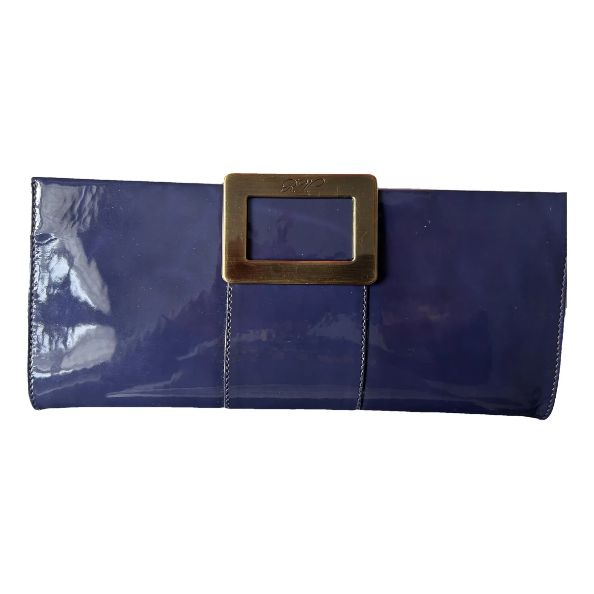 Pre-owned Roger Vivier Leather Mini Bag In Blue