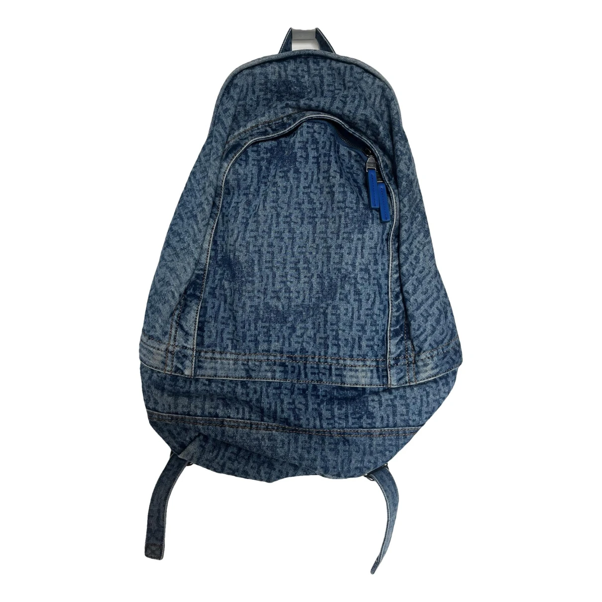 Pre-owned Diesel Backpack In Blue