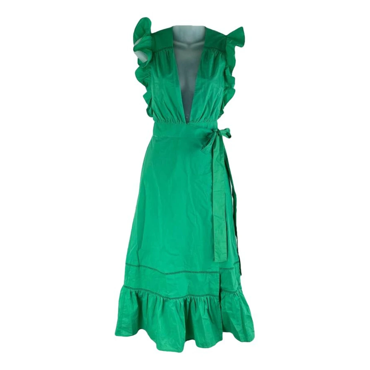 Pre-owned Lovers & Friends Mid-length Dress In Green