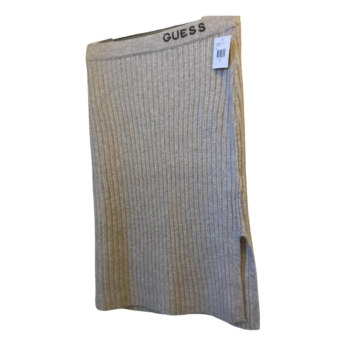 Pre-owned Guess Mid-length Skirt In Beige