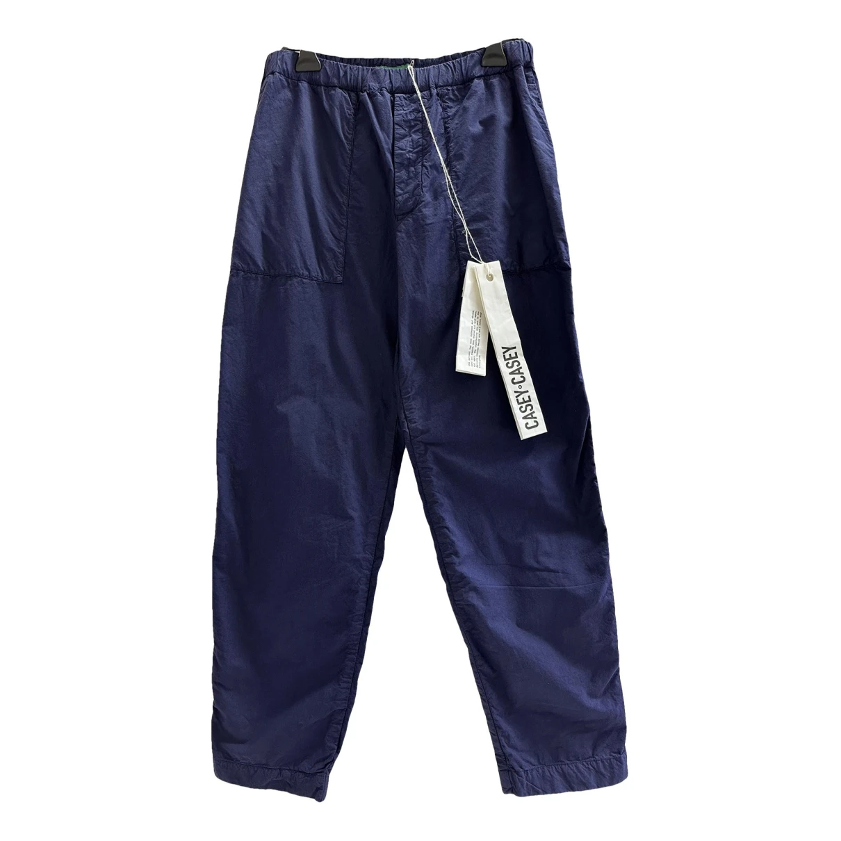Pre-owned Casey Casey Trousers In Navy