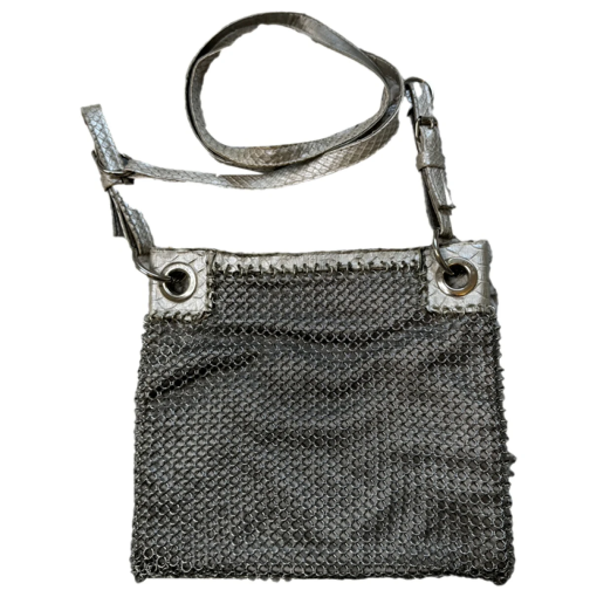 Pre-owned Paco Rabanne Handbag In Silver