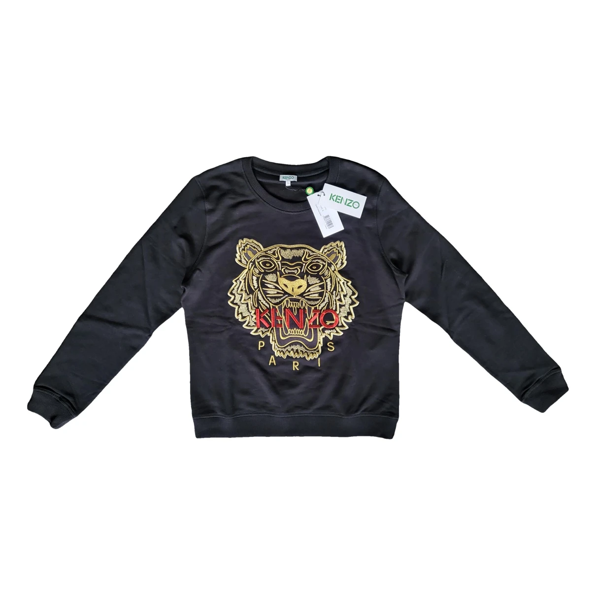 Pre-owned Kenzo Tiger Sweatshirt In Black
