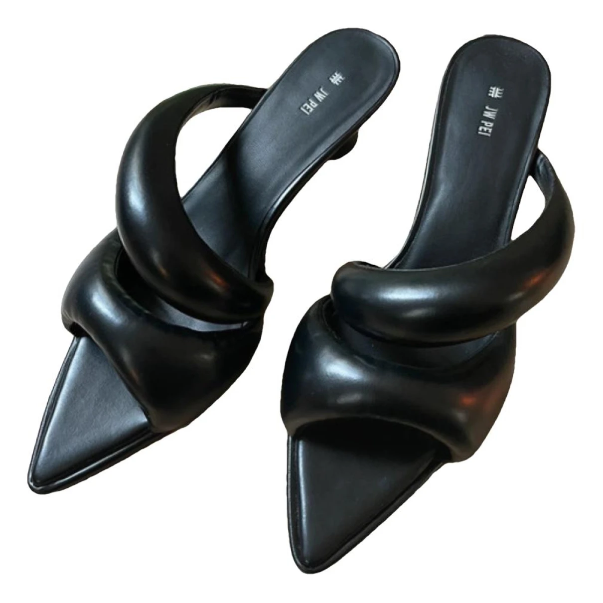 Pre-owned Jw Pei Heels In Black