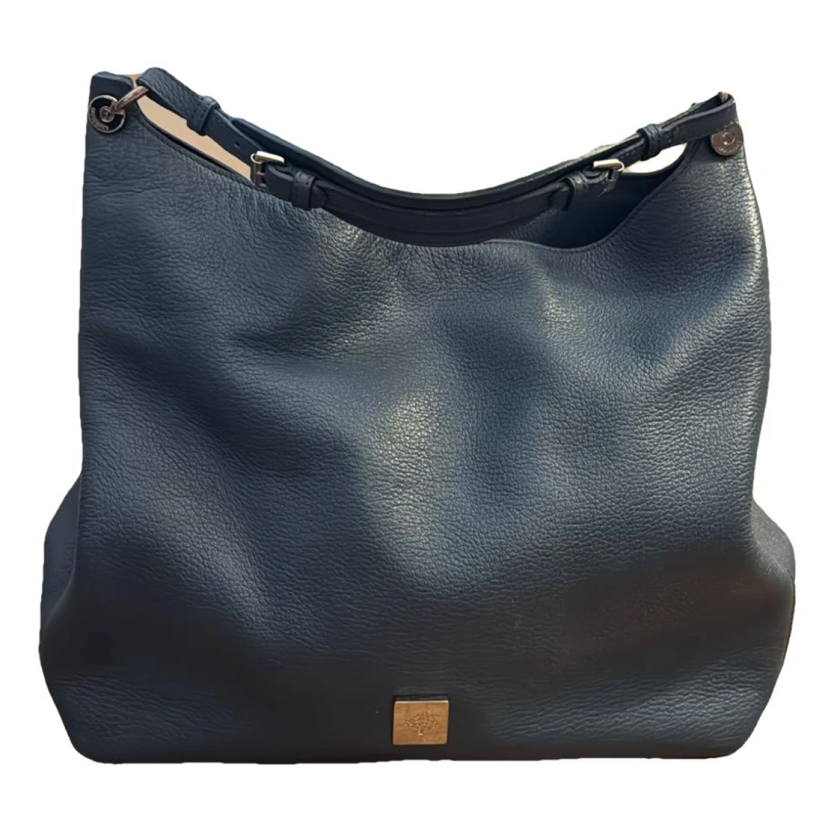 Pre-owned Mulberry Freya Leather Handbag In Blue