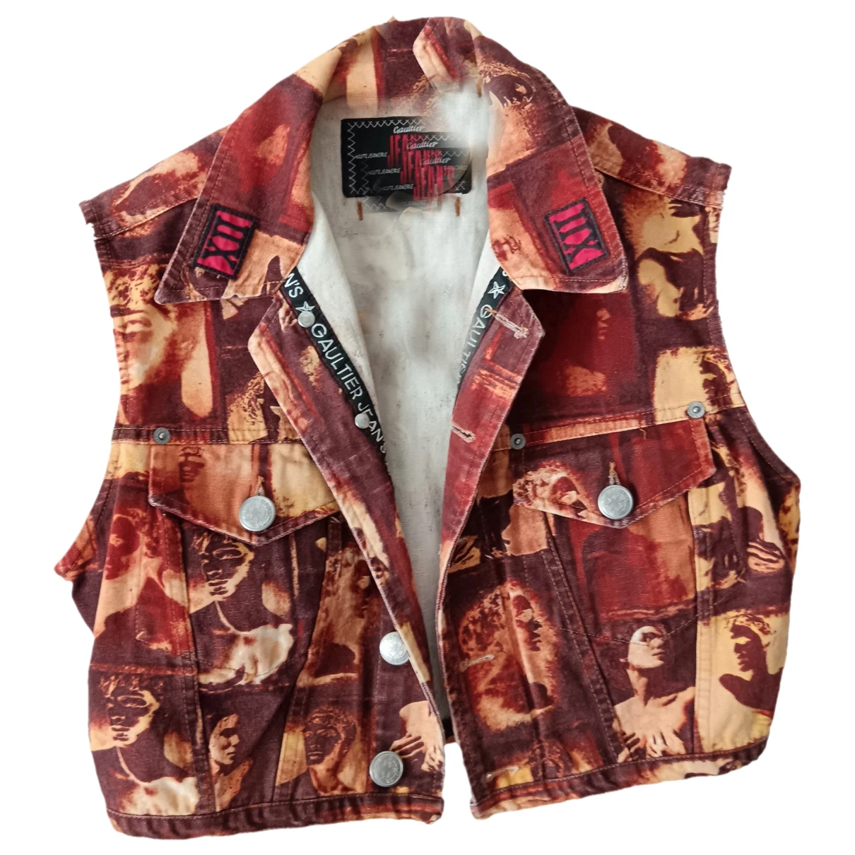 Pre-owned Jean Paul Gaultier Short Vest In Brown