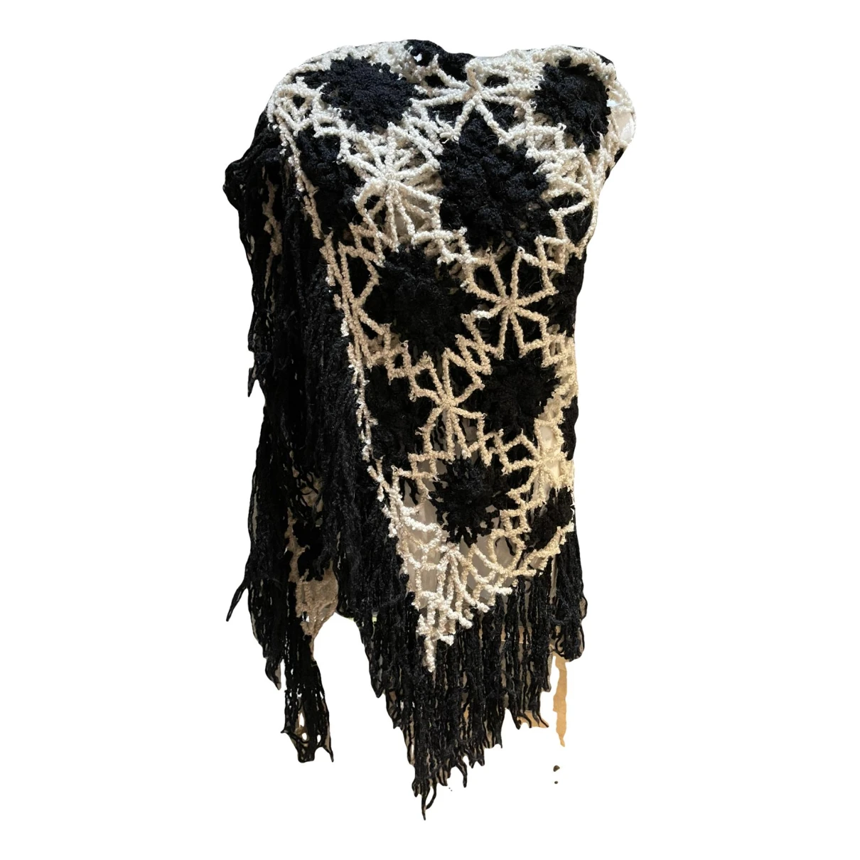 Pre-owned Zadig & Voltaire Wool Stole In Black