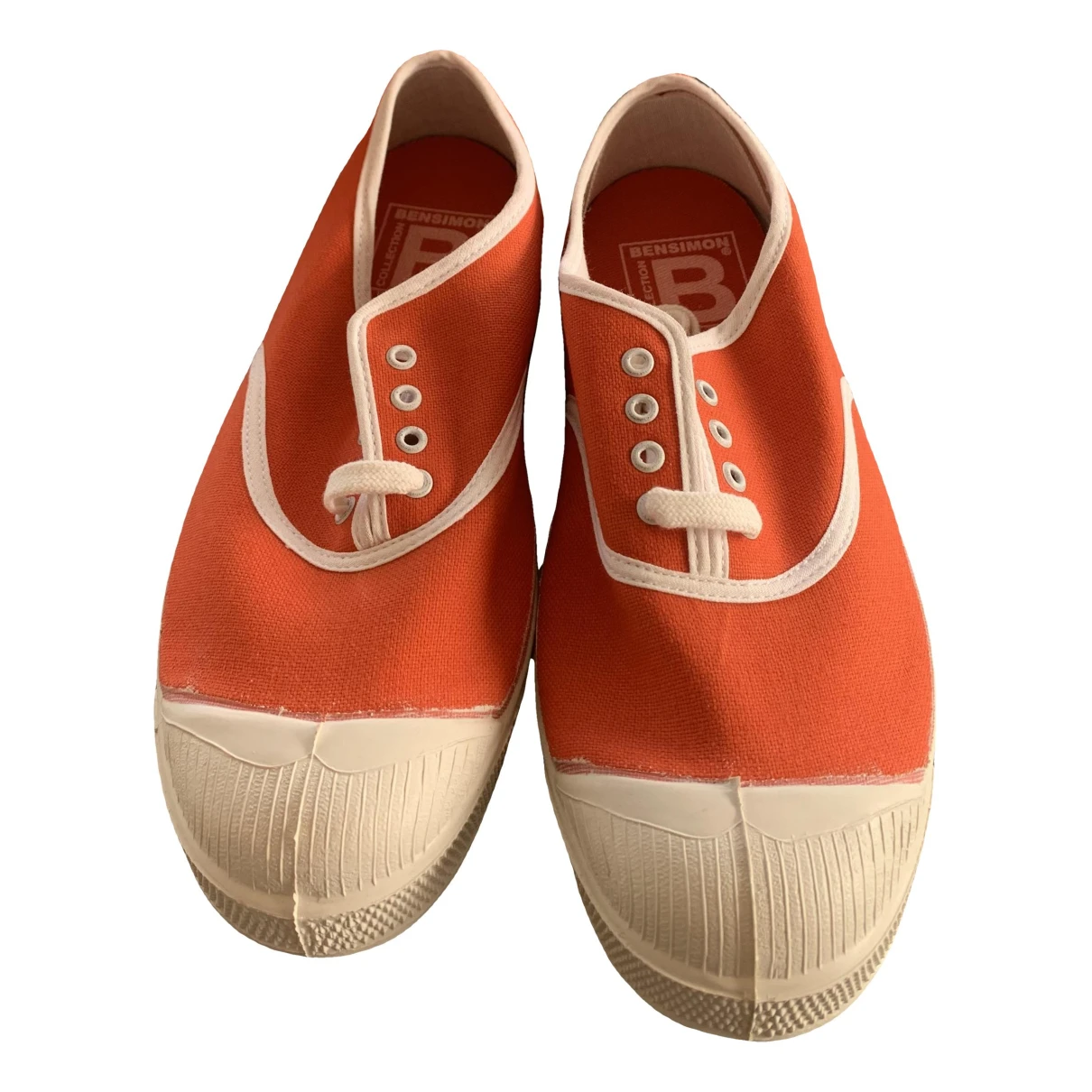 Pre-owned Bensimon Trainers In Orange