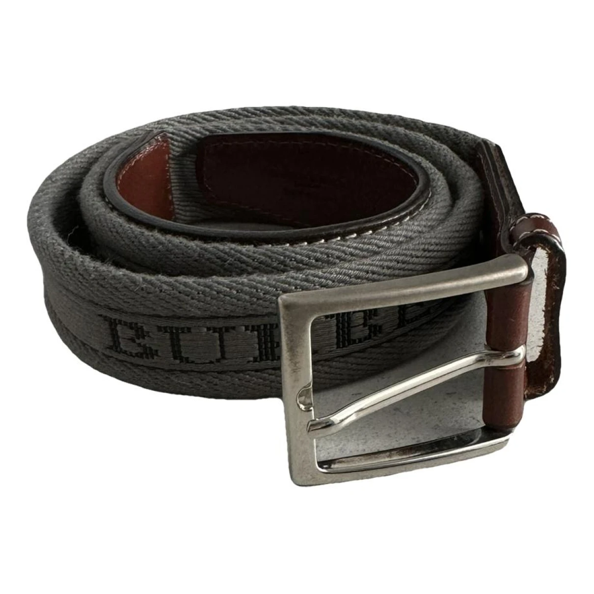 Pre-owned Burberry Cloth Belt In Khaki
