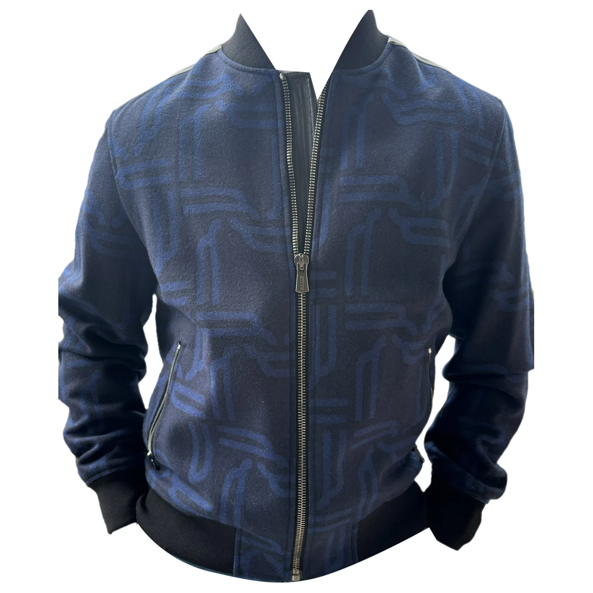 Pre-owned Bally Wool Jacket In Blue