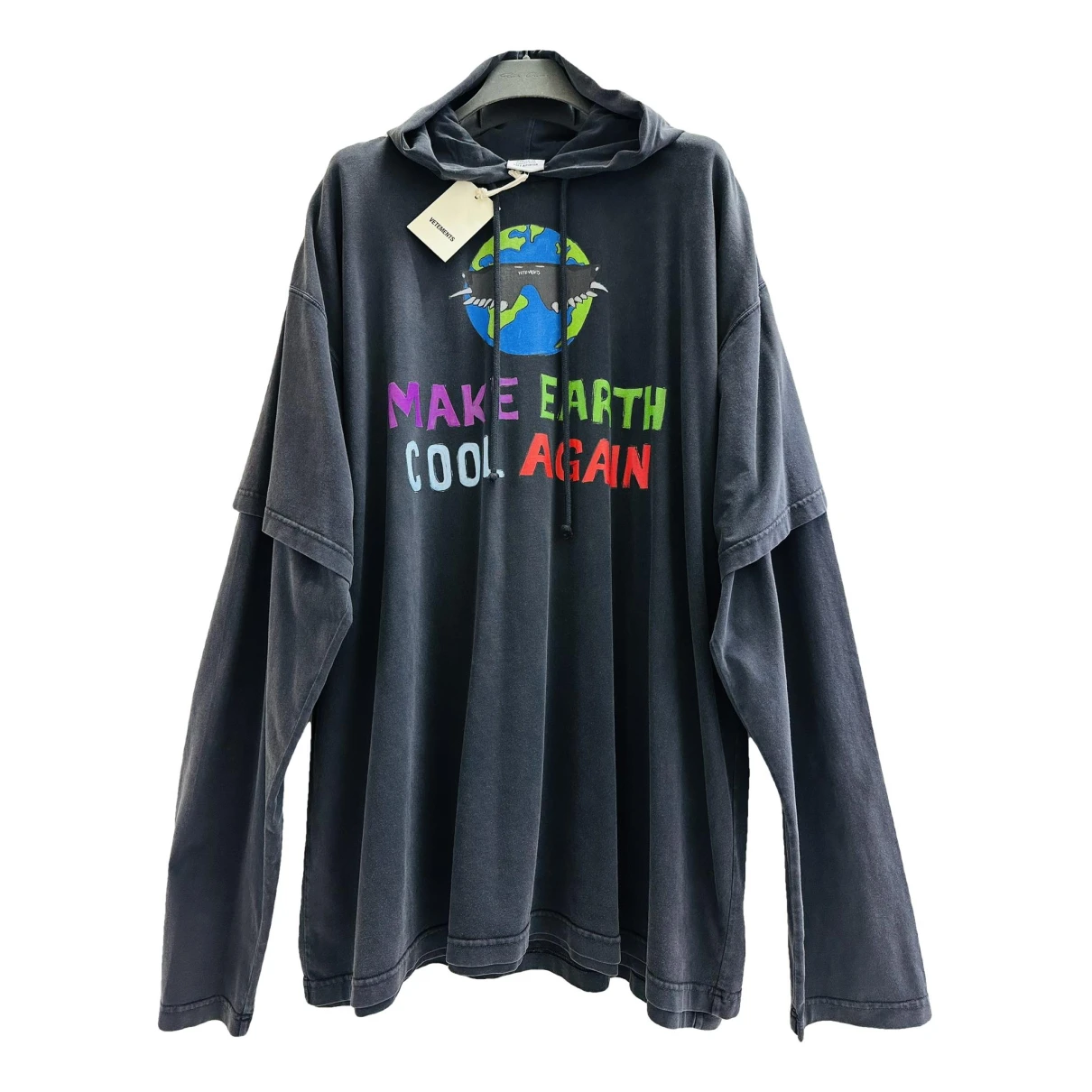 Pre-owned Vetements Sweatshirt In Black