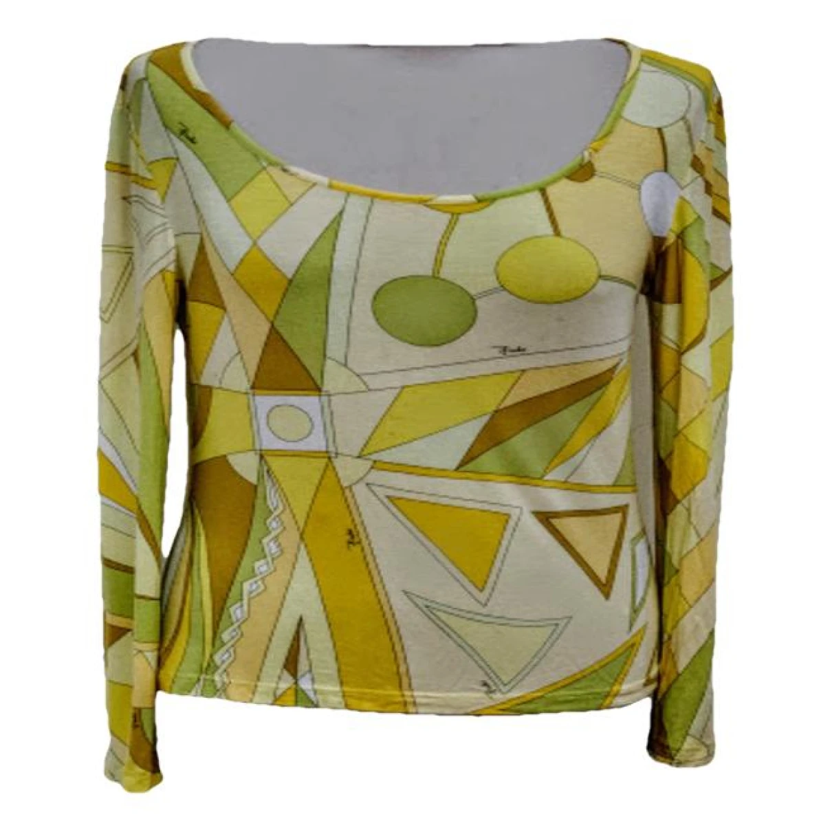 Pre-owned Emilio Pucci Jumper In Yellow