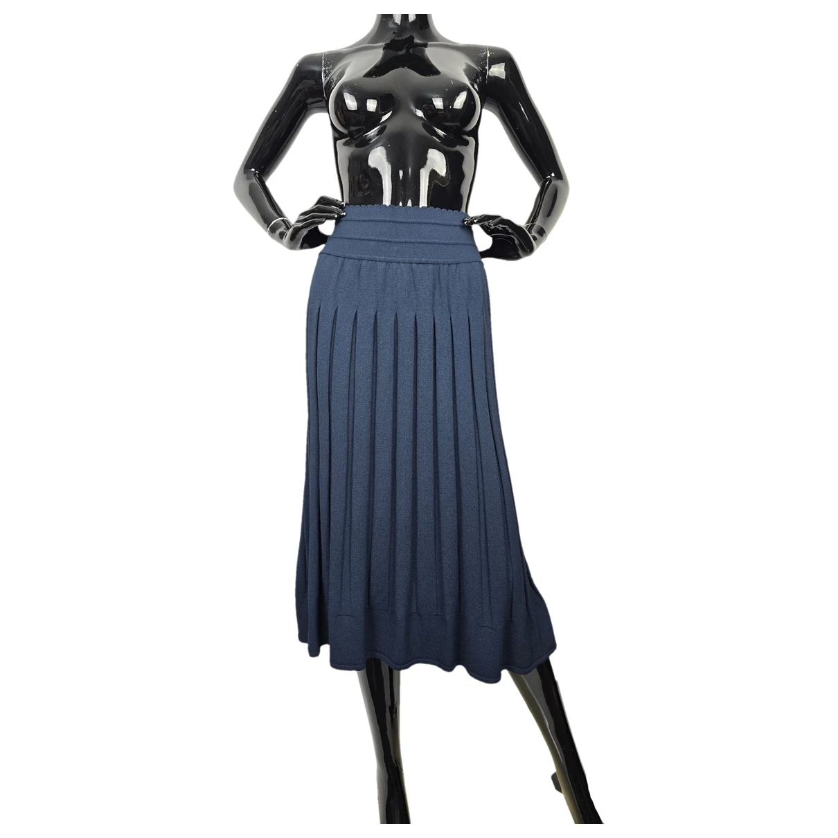 Pre-owned Molli Mid-length Skirt In Navy