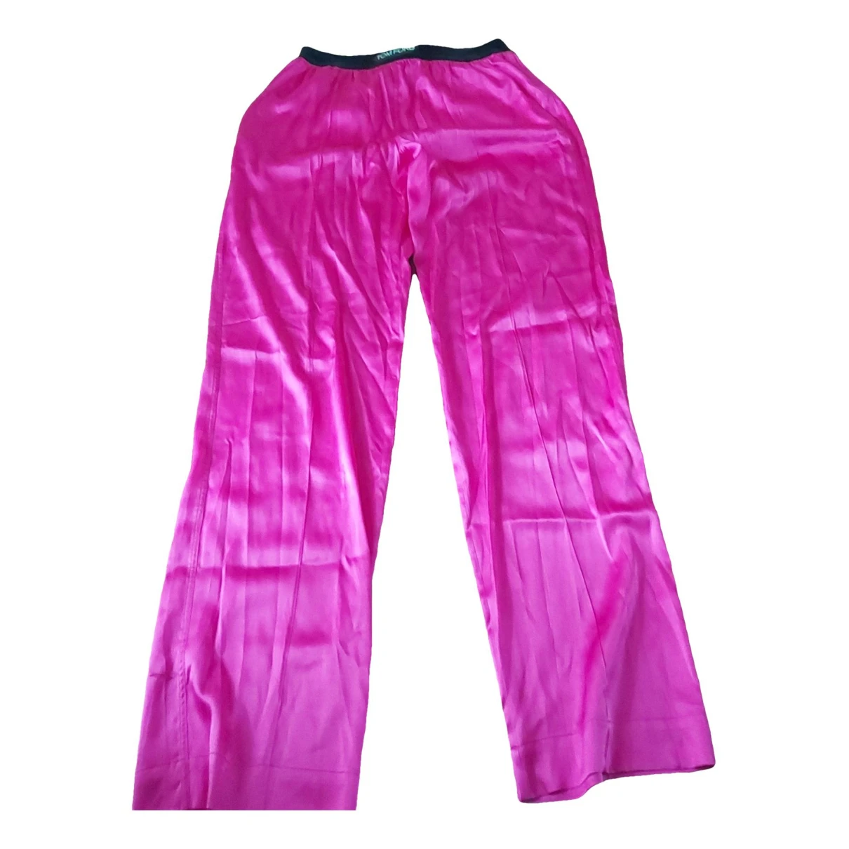 Pre-owned Tom Ford Silk Straight Pants In Pink
