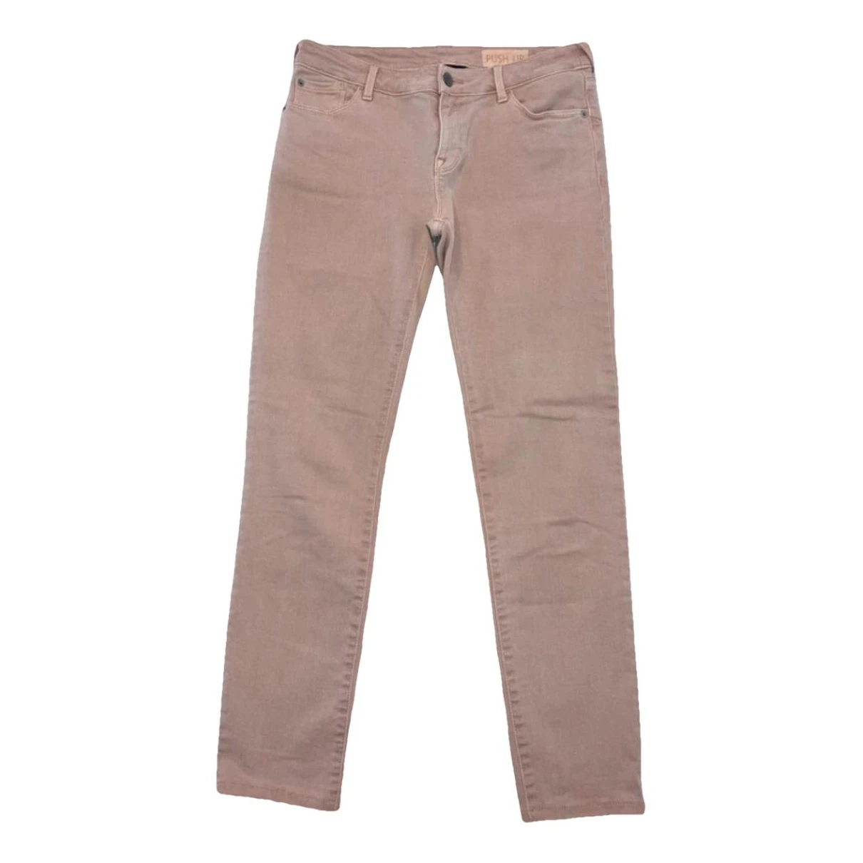 Pre-owned Emporio Armani Slim Jeans In Beige