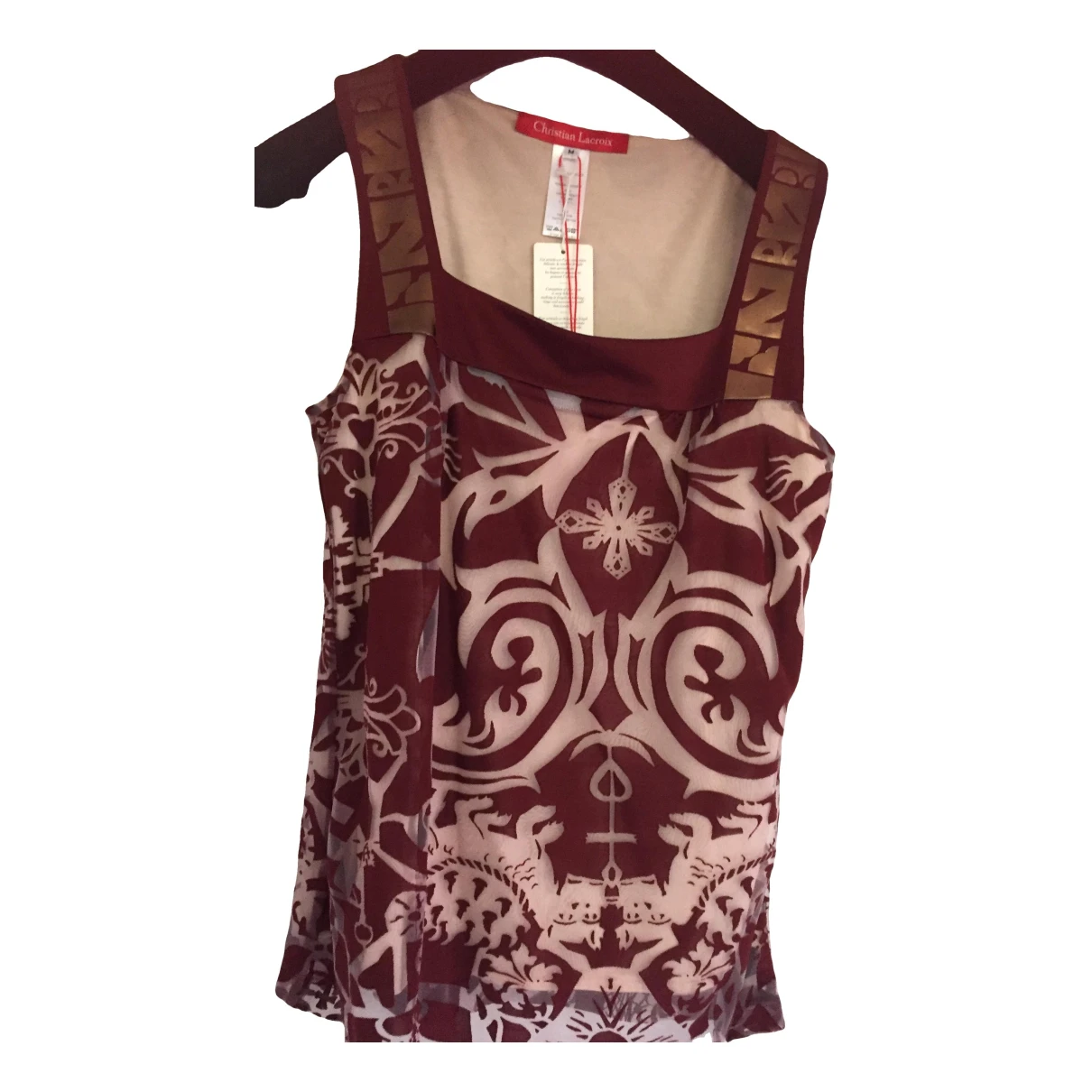 Pre-owned Christian Lacroix Camisole In Brown