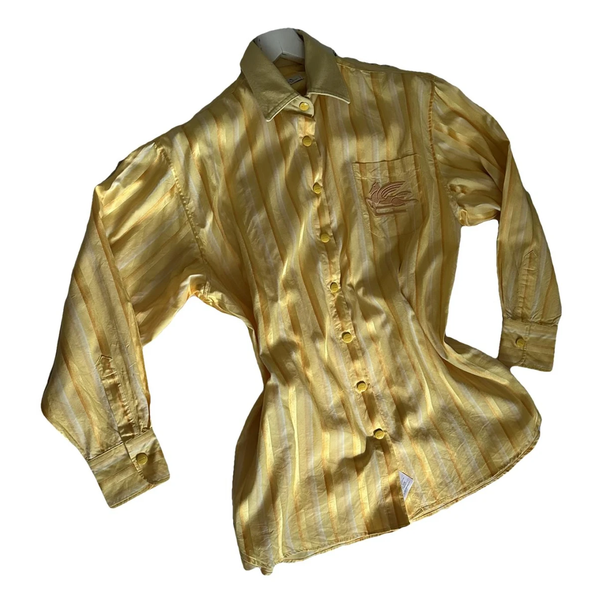 Pre-owned Etro Blouse In Yellow