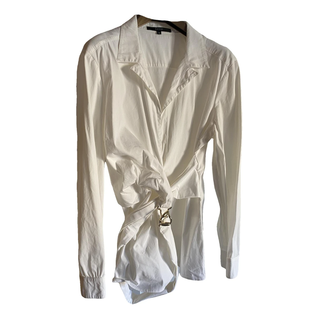 Pre-owned Gucci Blouse In White