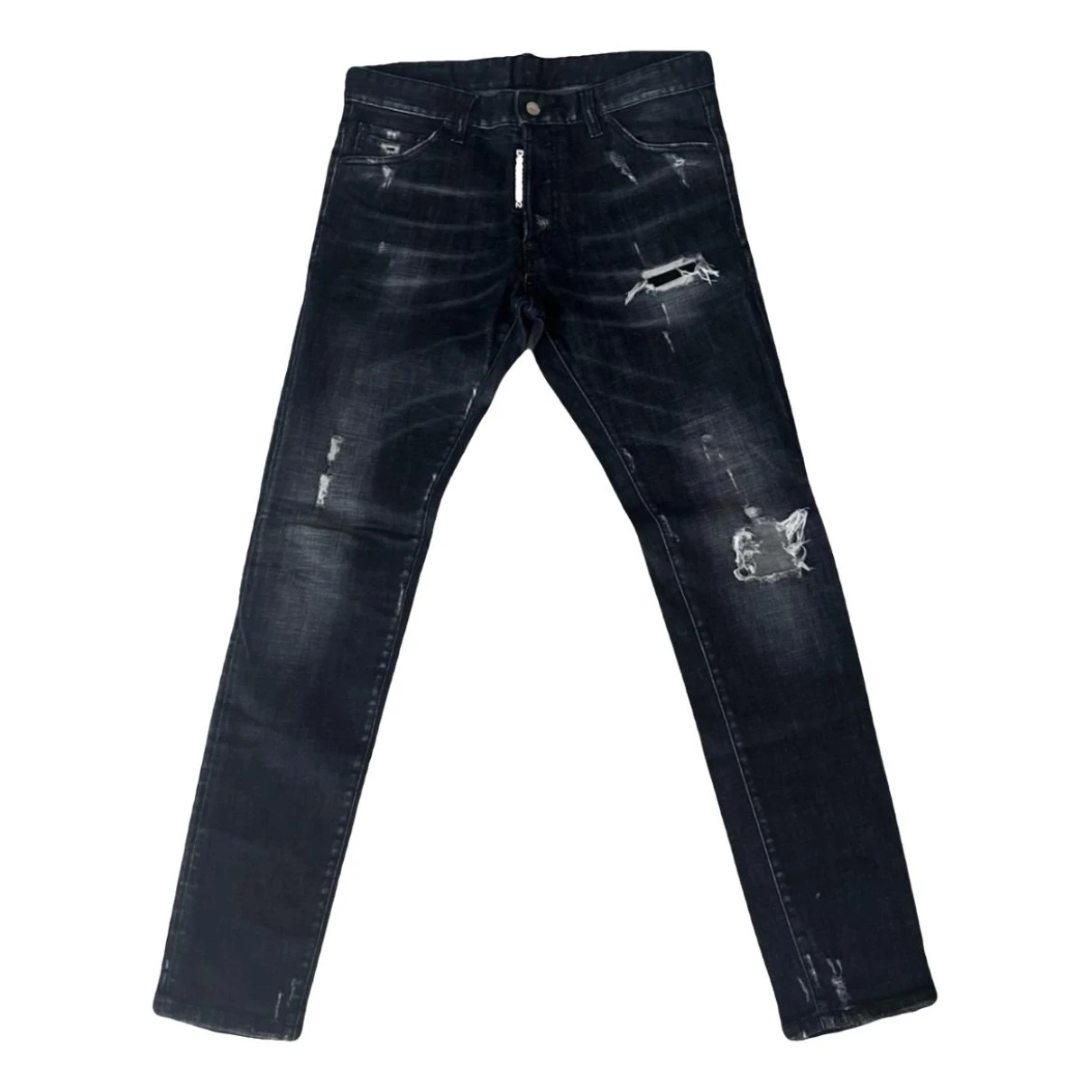 Pre-owned Dsquared2 Slim Jean In Black