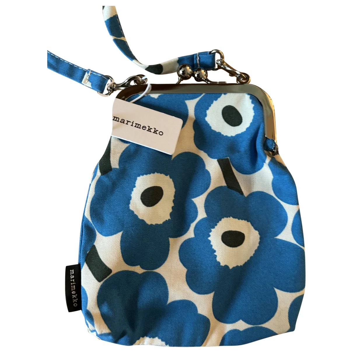 Pre-owned Marimekko Clutch Bag In Blue