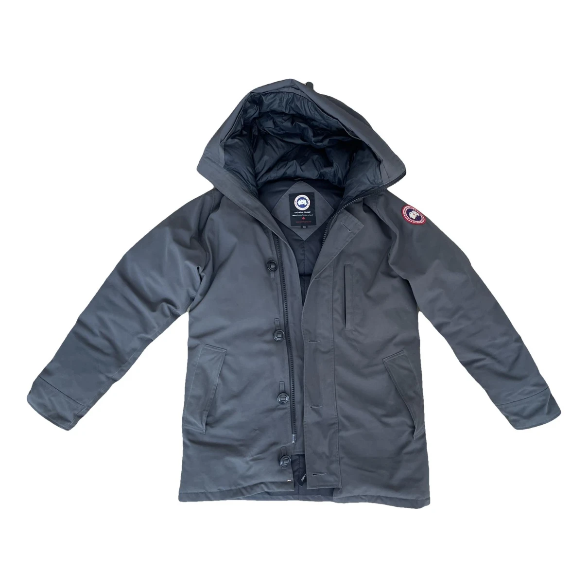 Pre-owned Canada Goose Montebello Puffer In Grey