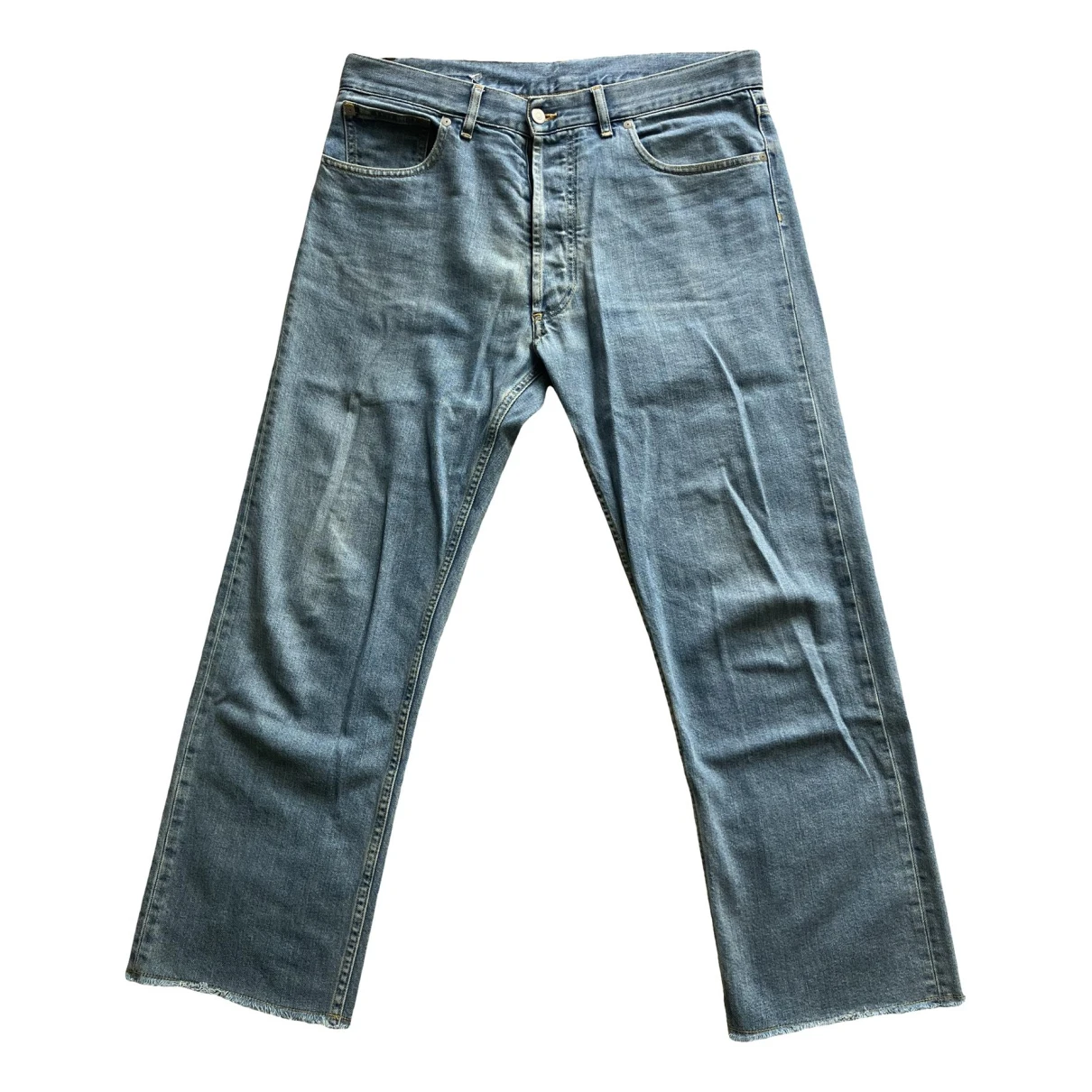 Pre-owned Maison Margiela Straight Jeans In Blue